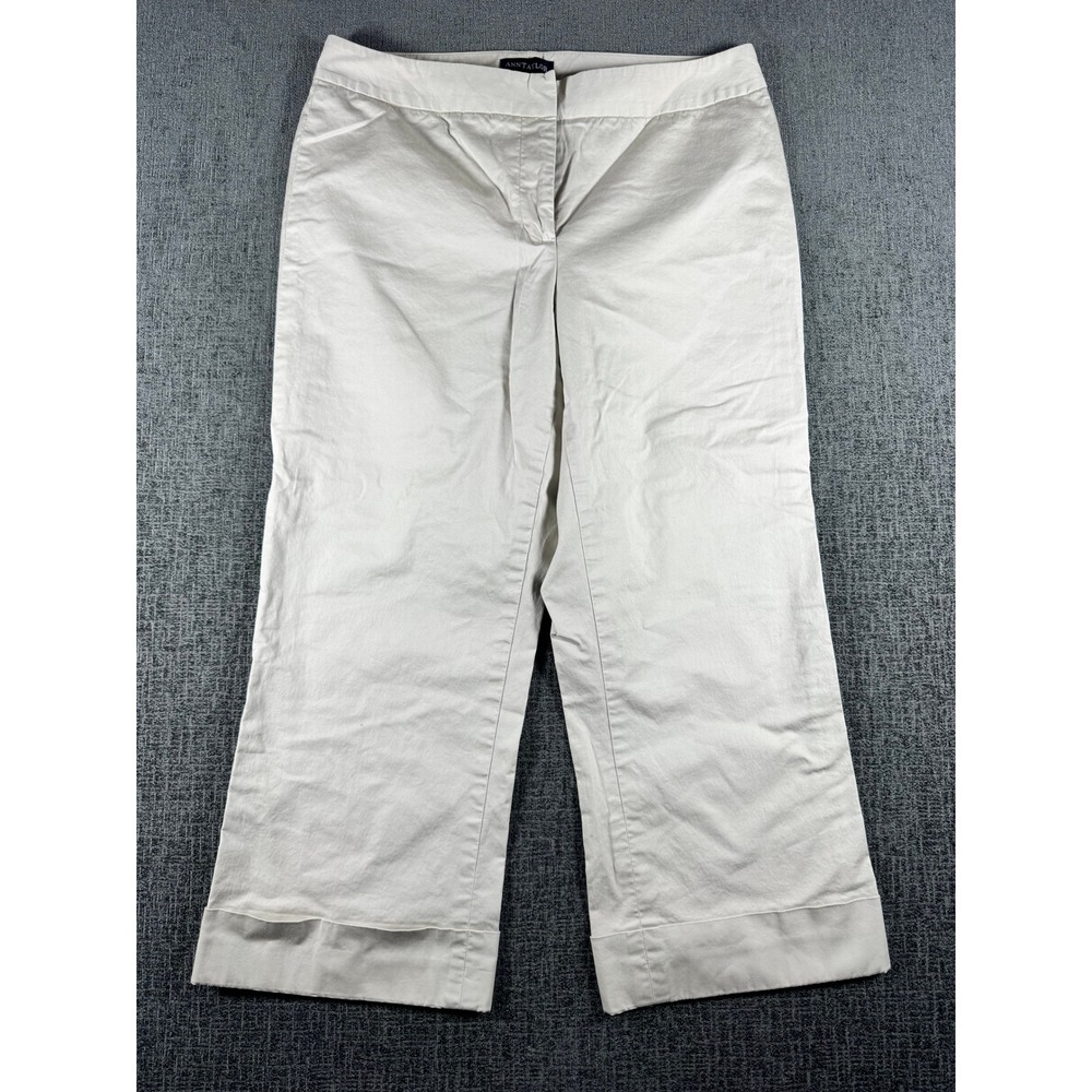 Ann Taylor stone chino  Cropped Ankle Pants